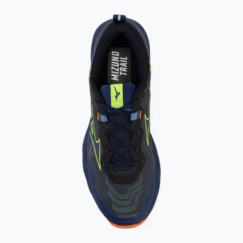 Pánské běžecké boty Mizuno Wave Daichi 9 estate blue/lightning yellow 5