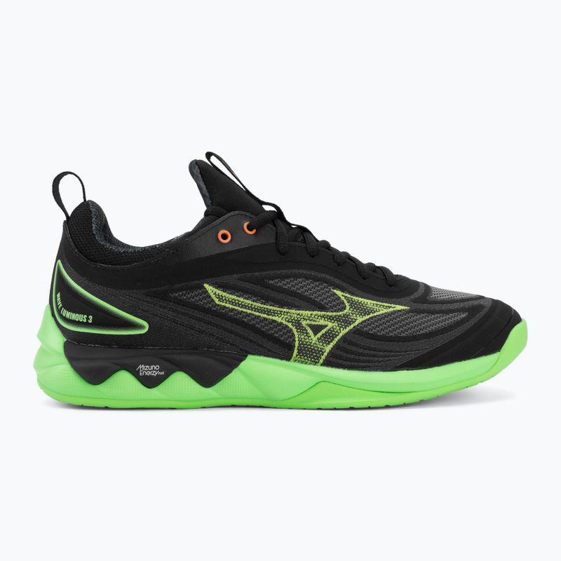 Volejbalové boty Mizuno Wave Luminous 3 black/glowing apple/mandarin orange 2