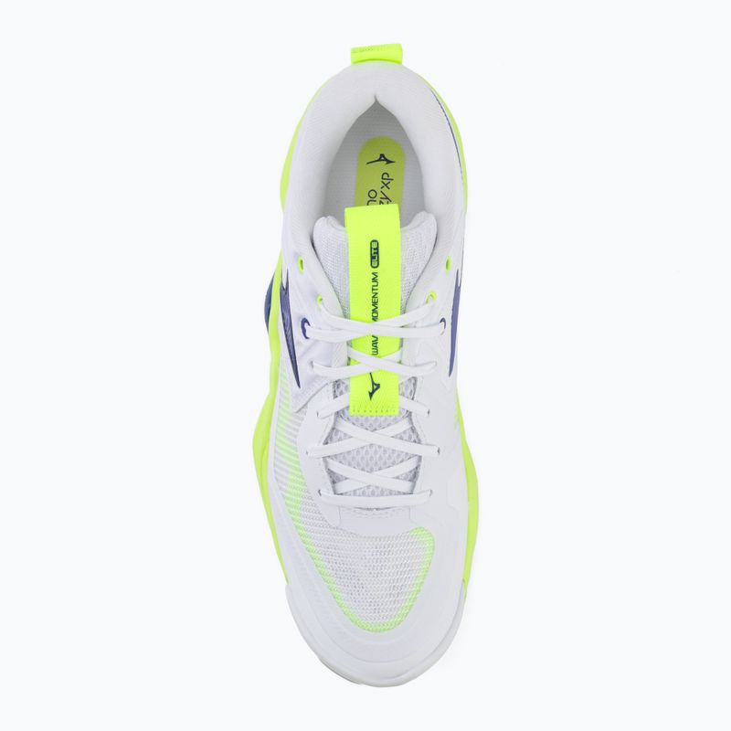 Volejbalové boty Mizuno Wave Momentum Elite white/lightning yellow/dazzling blue 5