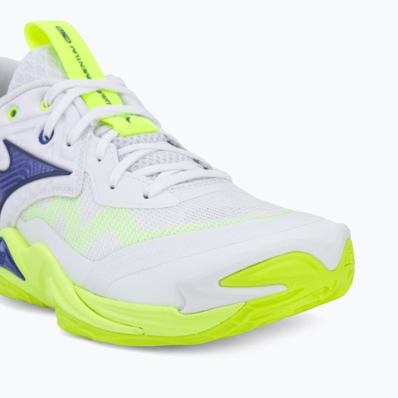 Volejbalové boty Mizuno Wave Momentum Elite white/lightning yellow/dazzling blue 7