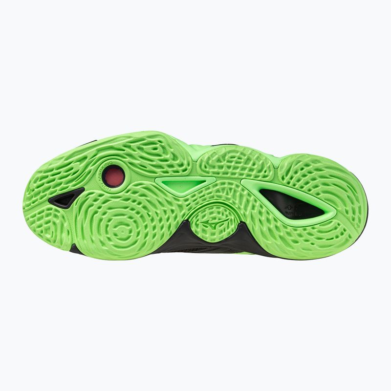 Volejbalové boty Mizuno Wave Momentum Elite black/glowing apple/mandarin orange 9