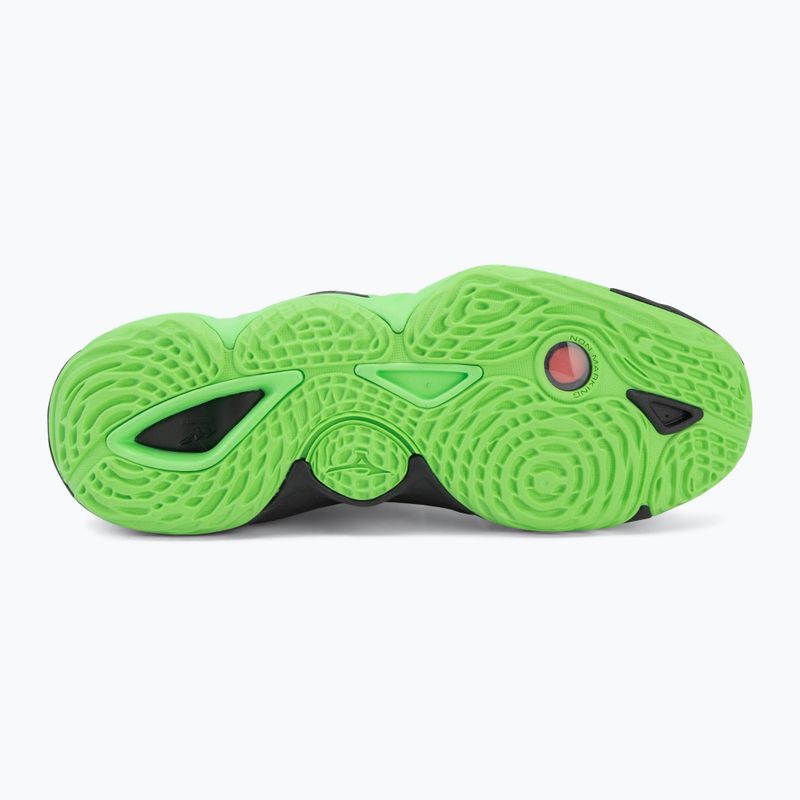 Volejbalové boty Mizuno Wave Momentum Elite black/glowing apple/mandarin orange 4