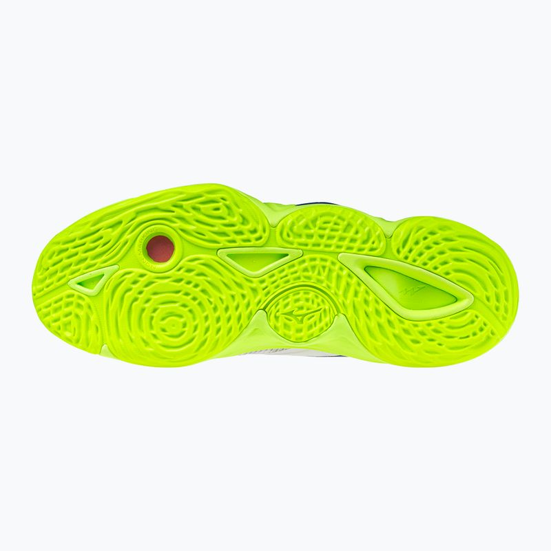 Volejbalové boty Mizuno Wave Momentum Elite Mid white/lightning yellow/dazzling blue 9