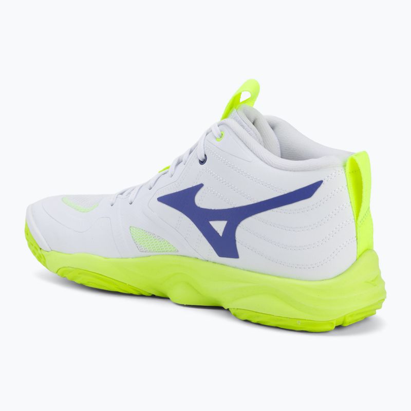 Volejbalové boty Mizuno Wave Momentum Elite Mid white/lightning yellow/dazzling blue 3