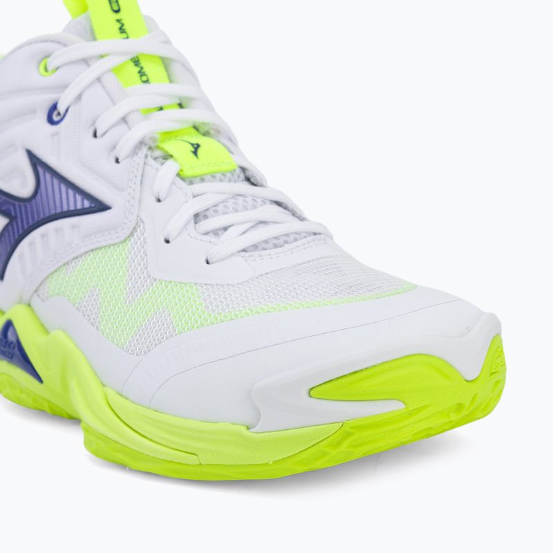 Volejbalové boty Mizuno Wave Momentum Elite Mid white/lightning yellow/dazzling blue 7