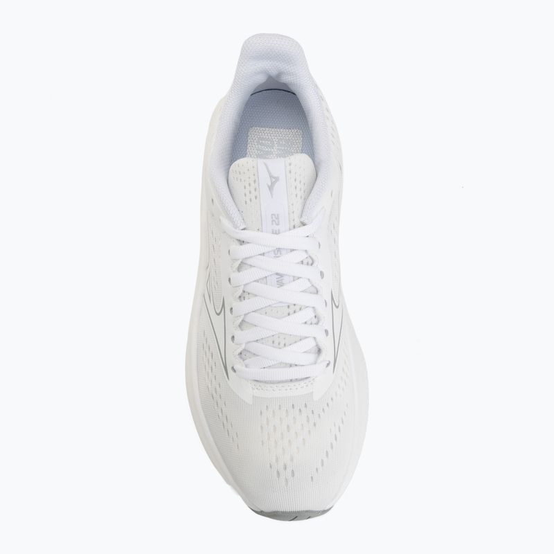 Dámské běžecké boty Mizuno Wave Inspire 22 white/white/harbor mist 5