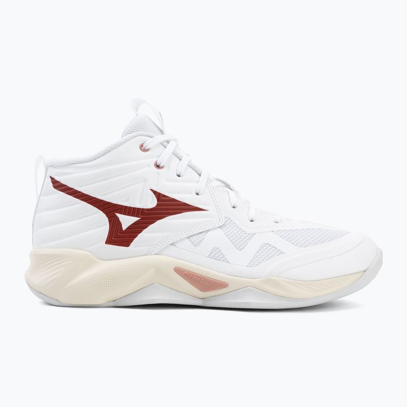 Dámské volejbalové boty Mizuno Wave Momentum Pro Mid white/rose elegance/lava falls 2