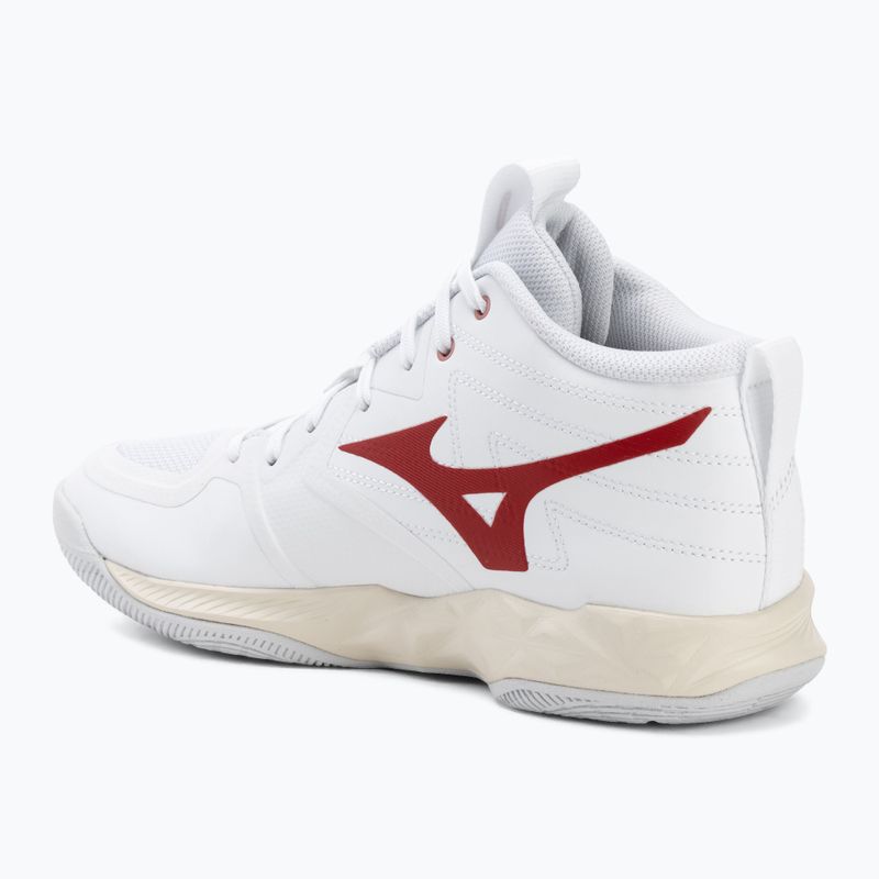 Dámské volejbalové boty Mizuno Wave Momentum Pro Mid white/rose elegance/lava falls 3