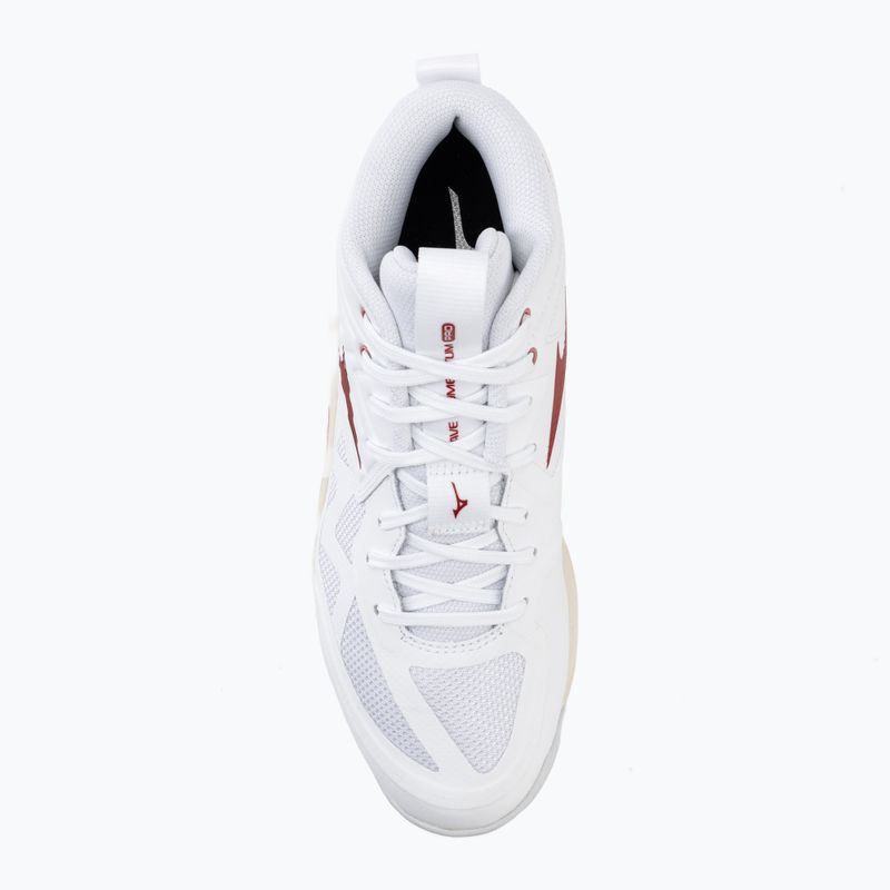 Dámské volejbalové boty Mizuno Wave Momentum Pro Mid white/rose elegance/lava falls 5