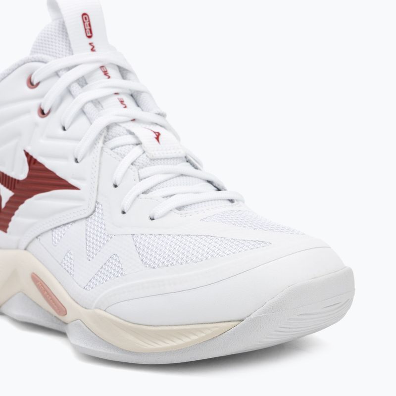 Dámské volejbalové boty Mizuno Wave Momentum Pro Mid white/rose elegance/lava falls 7