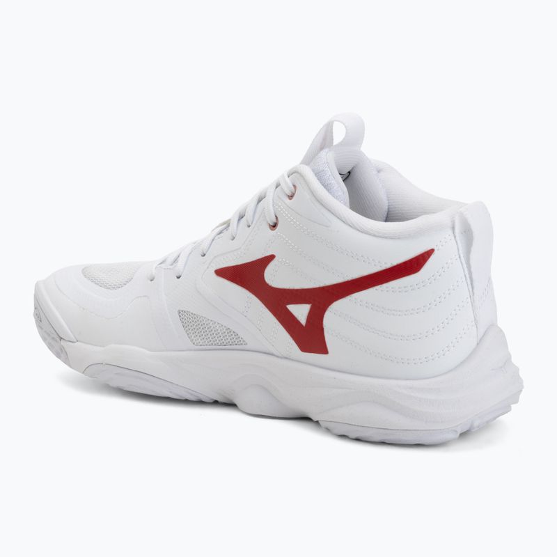 Dámské volejbalové boty Mizuno Wave Momentum Elite Mid white/rose elegance/lava falls 3