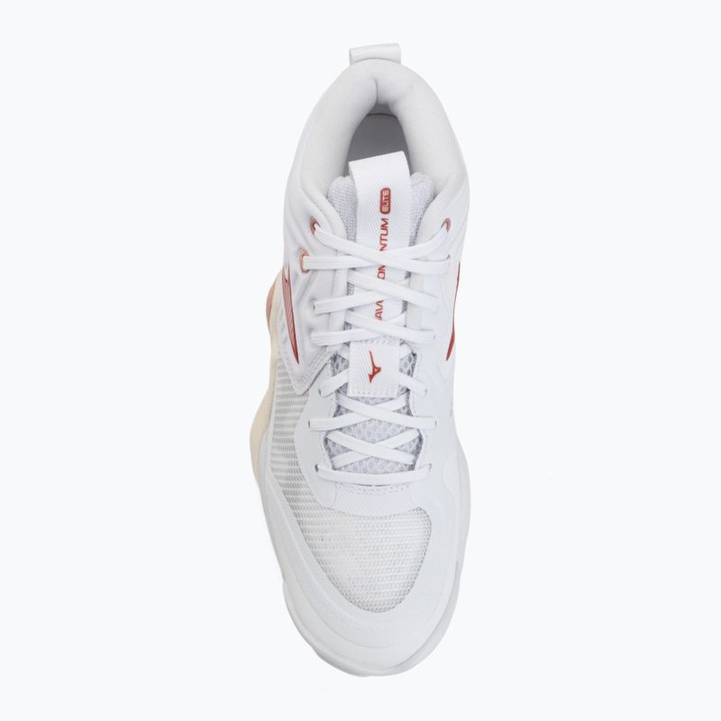 Dámské volejbalové boty Mizuno Wave Momentum Elite Mid white/rose elegance/lava falls 5