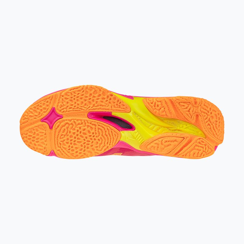 Volejbalové boty Mizuno Wave Lightning Elite Mid pink tetra/fortune yellow/light 4