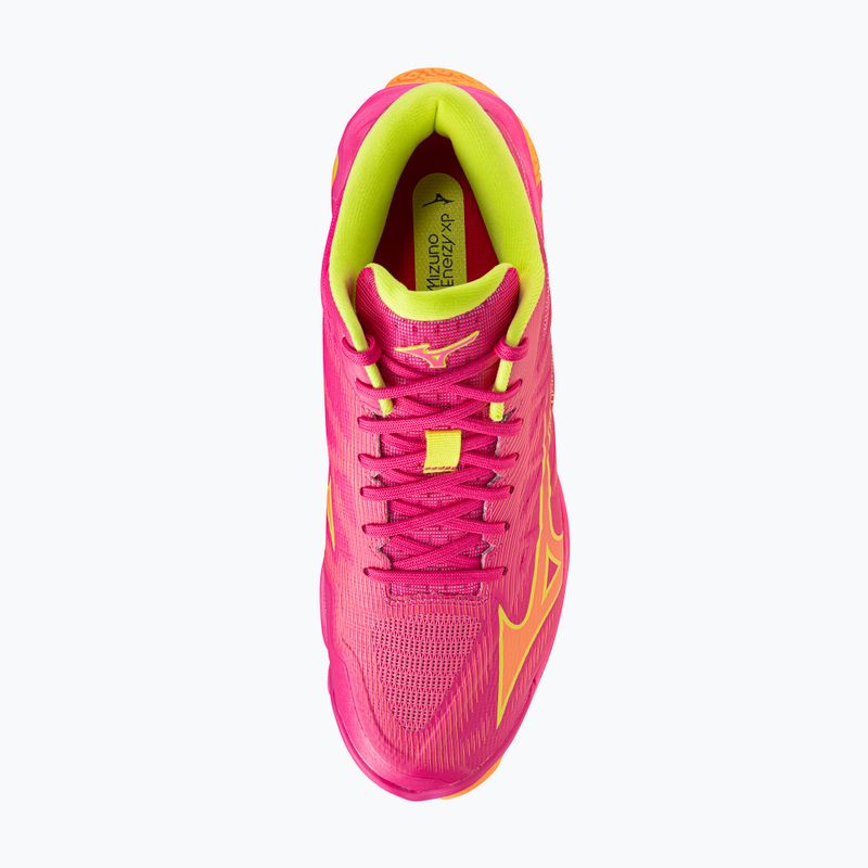 Volejbalové boty Mizuno Wave Lightning Elite Mid pink tetra/fortune yellow/light 5