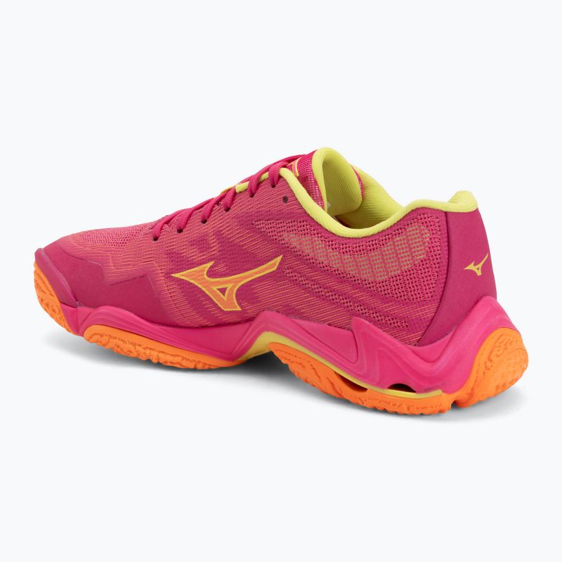 Volejbalové boty Mizuno Wave Lightning Elite pink tetra/fortune yellow/ligh 3