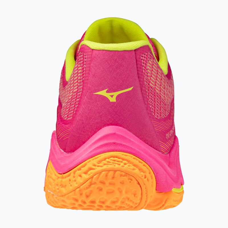 Volejbalové boty Mizuno Wave Lightning Elite pink tetra/fortune yellow/ligh 3