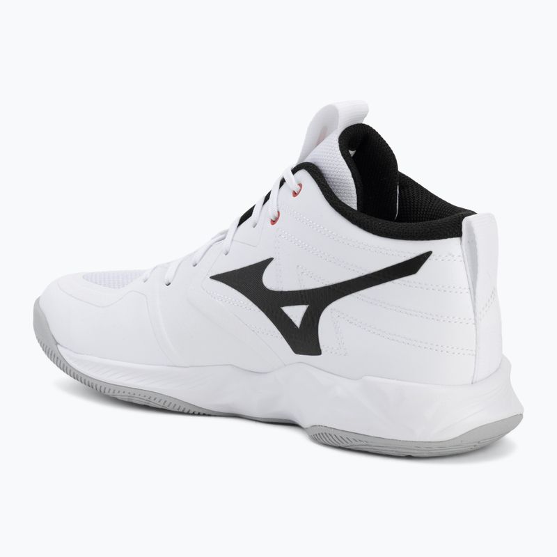 Volejbalové boty Mizuno Wave Momentum Pro Mid white/black/fiery red 3