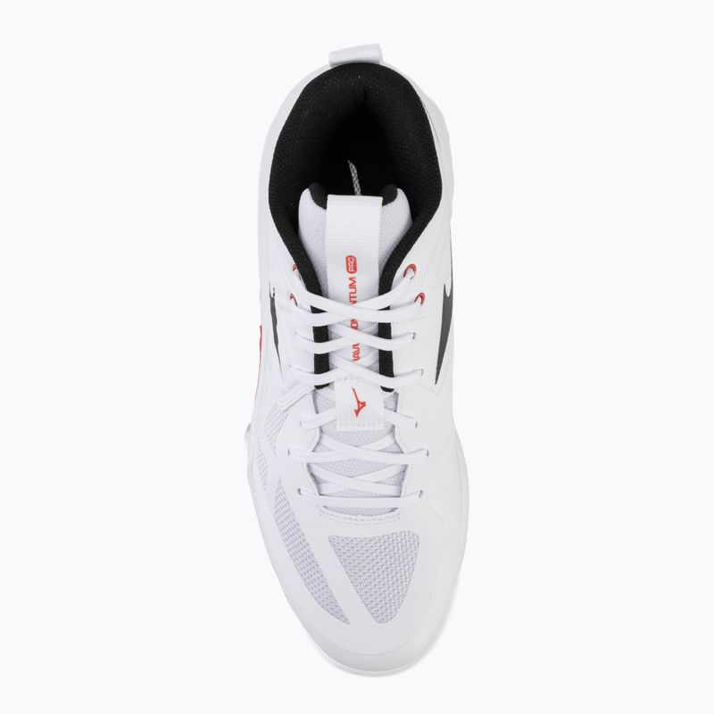 Volejbalové boty Mizuno Wave Momentum Pro Mid white/black/fiery red 5