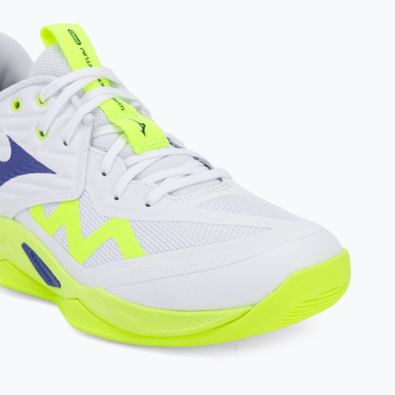 Volejbalové boty Mizuno Wave Momentum Pro white/lightning yellow/dazzling blue 7