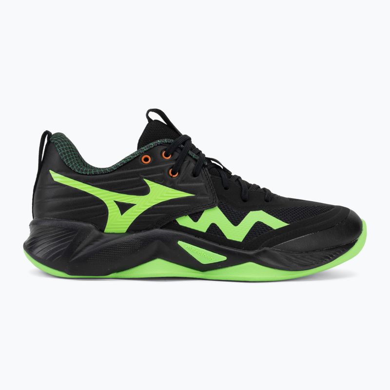 Volejbalové boty Mizuno Wave Momentum Pro black/glowing apple/mandarin orange 2