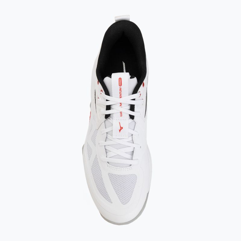 Volejbalové boty Mizuno Wave Momentum Pro white/black/fiery red 5