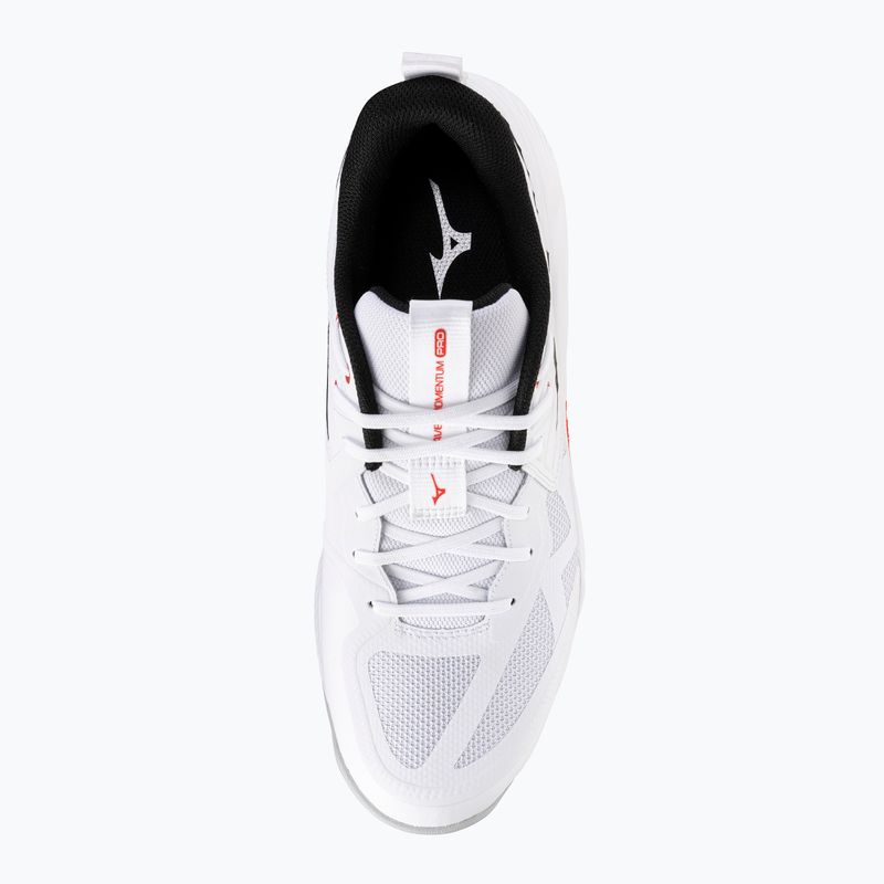 Volejbalové boty Mizuno Wave Momentum Pro white/black/fiery red 5