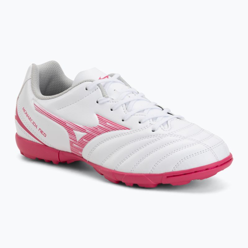 Dětské kopačky Mizuno Monarcida Neo III Select Jr AS white/fuchsia purple