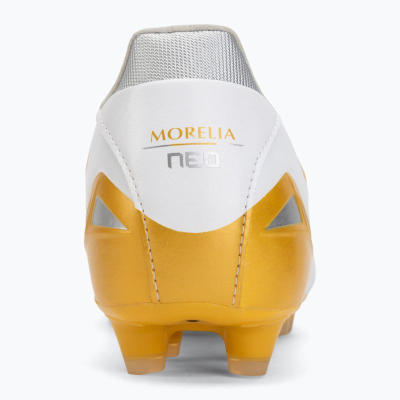 Kopačky Mizuno Morelia Neo IV Pro FG white/mp gold/cool gray 3c 6