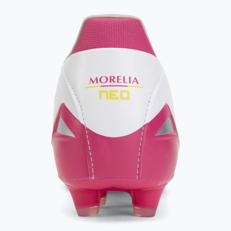 Kopačky Mizuno Morelia Neo IV Pro FG white/fuchsia purple/fuchsia purple 6