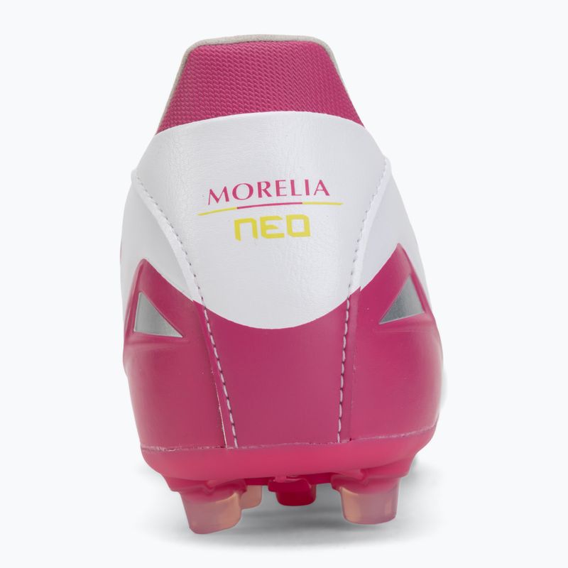 Kopačky Mizuno Morelia Neo IV Pro AG white/fuchsia purple/fuchsia purple 6