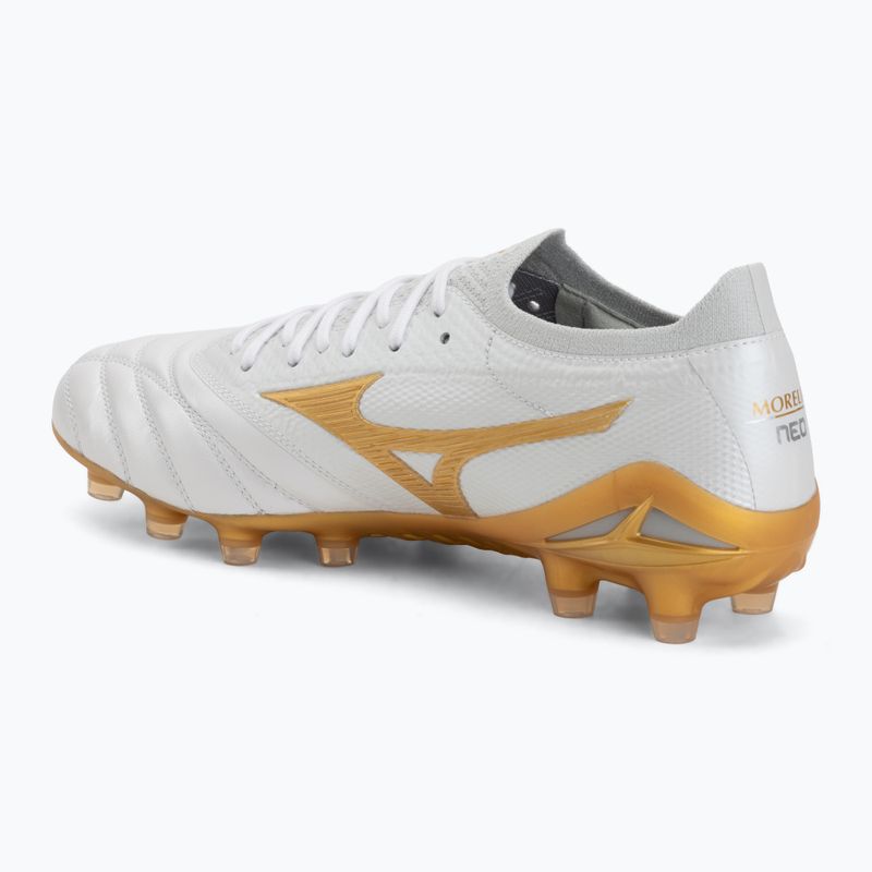 Kopačky Mizuno Morelia Neo IV Beta Japan FG white/mp gold/cool gray 3c 3
