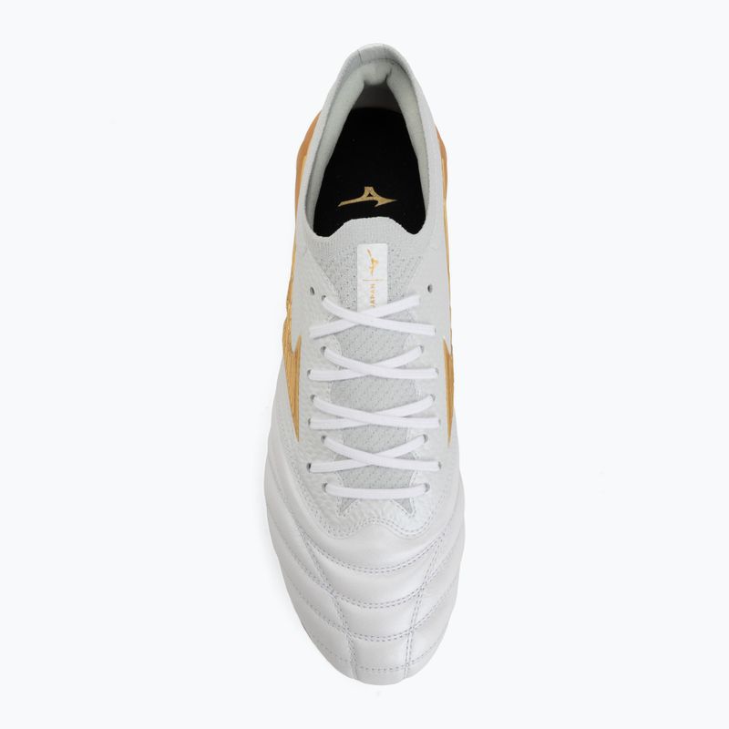 Kopačky Mizuno Morelia Neo IV Beta Japan FG white/mp gold/cool gray 3c 5
