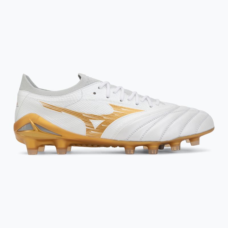 Kopačky Mizuno Morelia Neo IV Beta Elite FG white/mp gold/cool gray 3c 2