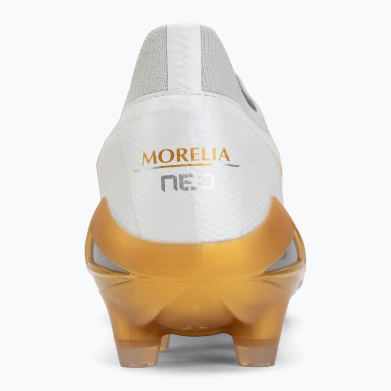 Kopačky Mizuno Morelia Neo IV Beta Elite FG white/mp gold/cool gray 3c 6