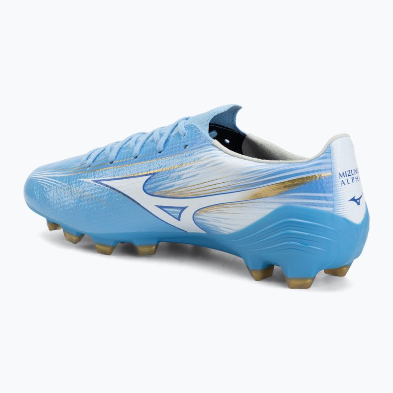 Kopačky Mizuno Alfa III Pro FG sky blue/white 3