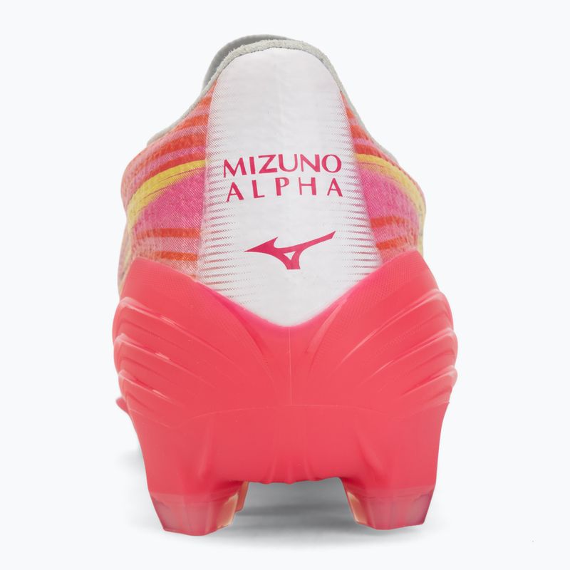Kopačky Mizuno Alfa III Pro FG white/fuchsia purple 6
