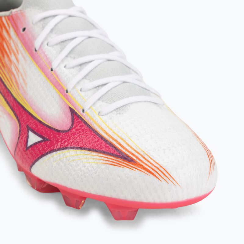 Kopačky Mizuno Alfa III Pro FG white/fuchsia purple 7