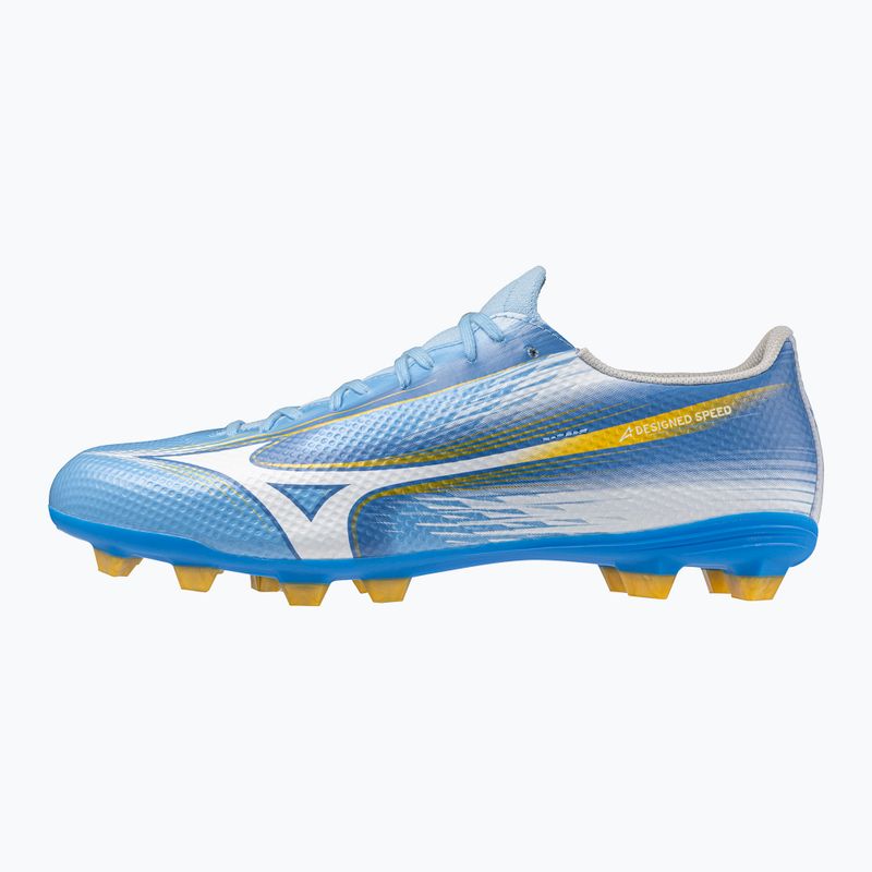 Kopačky Mizuno Alfa III Select FG light blue/white