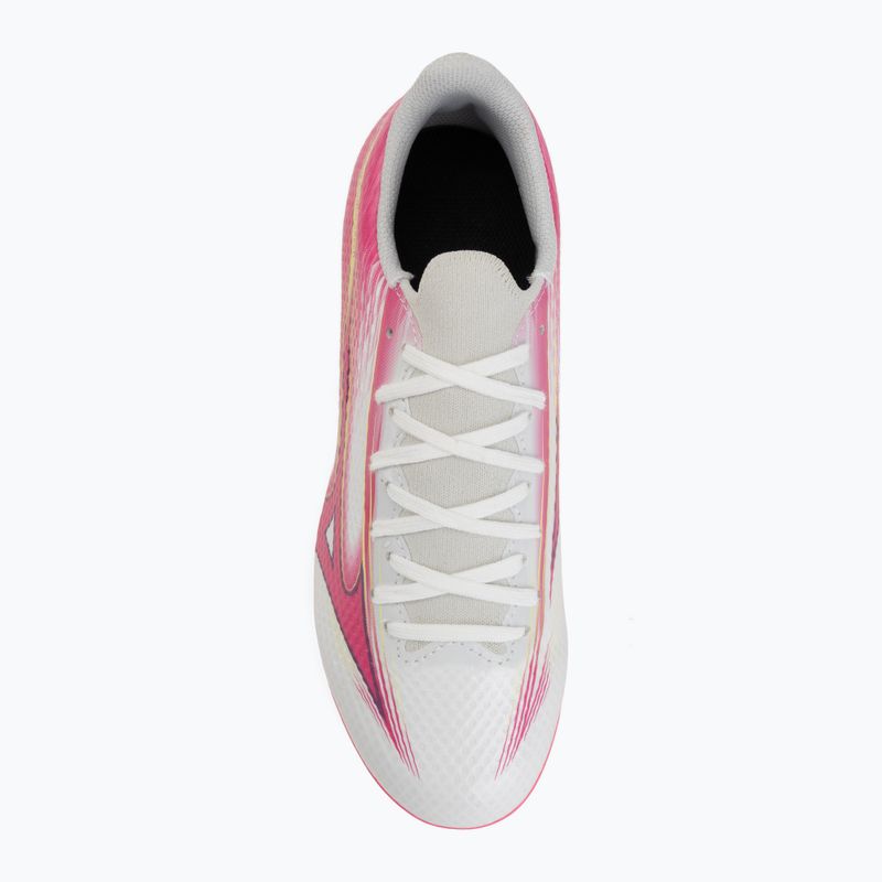 Dětské kopačky Mizuno Alfa III Select Jr FG white/fuchsia purple 5