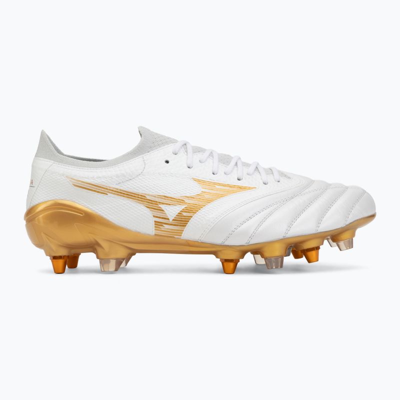 Kopačky Mizuno Morelia Neo IV Beta Elite Mix white/mp gold/cool gray 3c 2