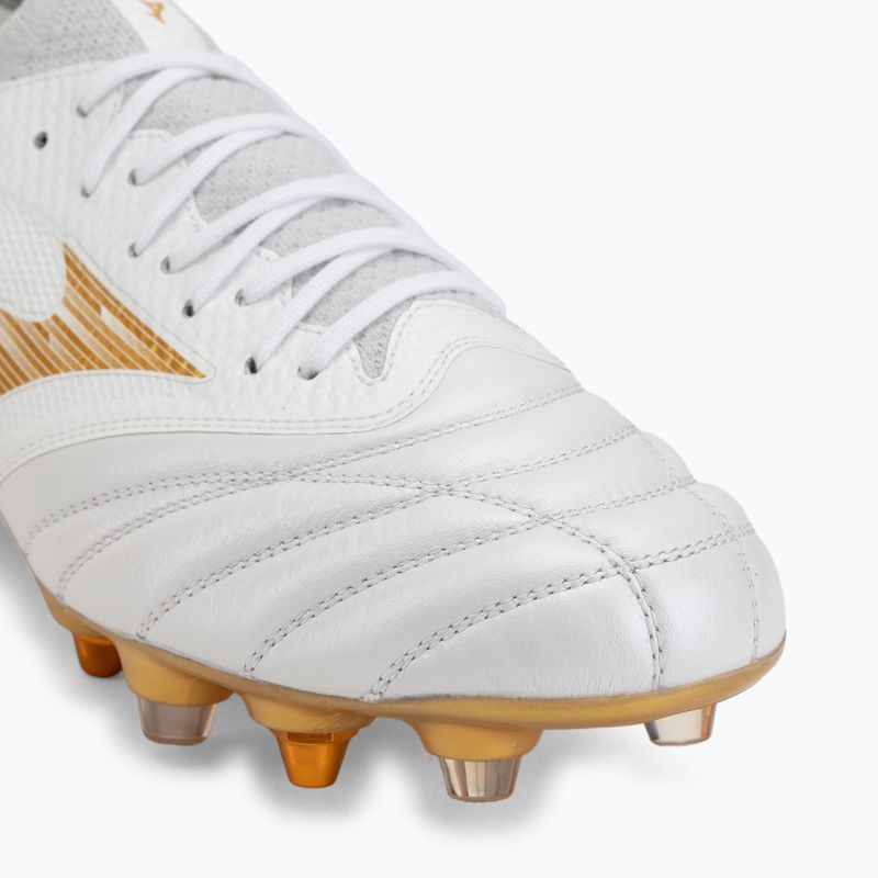 Kopačky Mizuno Morelia Neo IV Beta Elite Mix white/mp gold/cool gray 3c 7