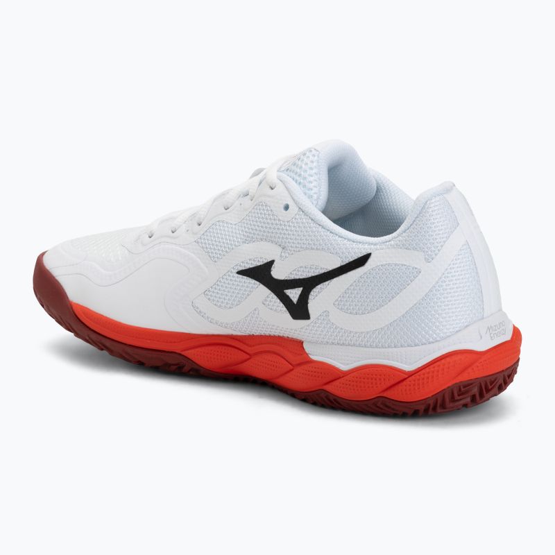 Pánské tenisové boty Mizuno Wave Enforce Court CC fiery red/white/sun-dried tomato 3