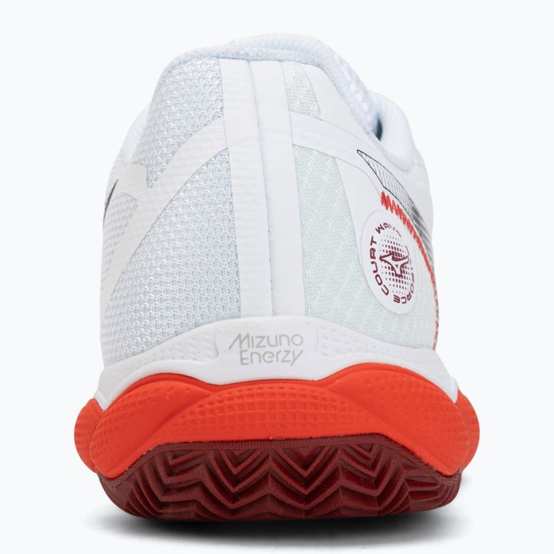 Pánské tenisové boty Mizuno Wave Enforce Court CC fiery red/white/sun-dried tomato 6