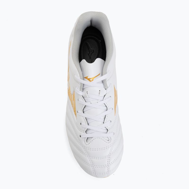 Dětské kopačky Mizuno Monarcida Neo III Select FG white/mp gold 5