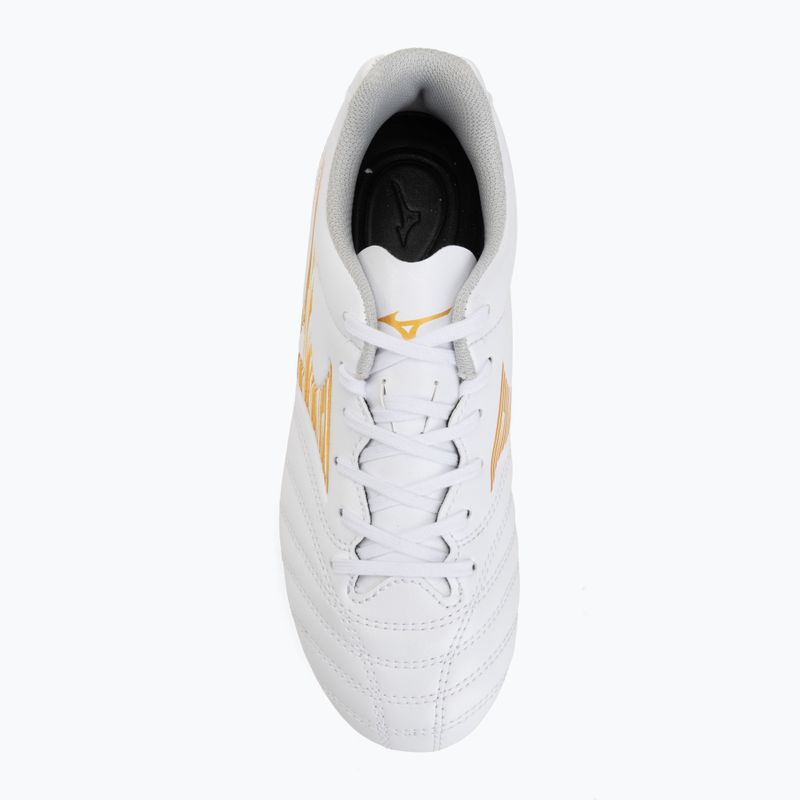 Dětské fotbalové kopačky Mizuno Monarcida Neo III Select AG white/mp gold 5