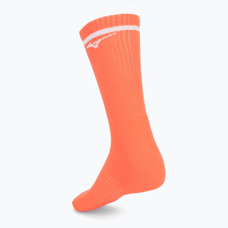 Ponožky Mizuno Training With Line Lava Orange 2