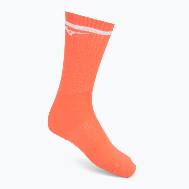 Ponožky Mizuno Training With Line white/cloudspace/lava orange 4