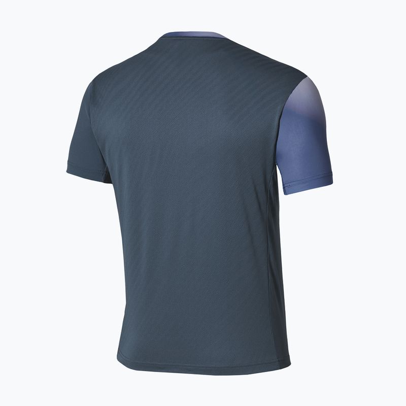 Pánské tenisové tričko Mizuno Graphic Short Sleeve Tee insigna blue 2