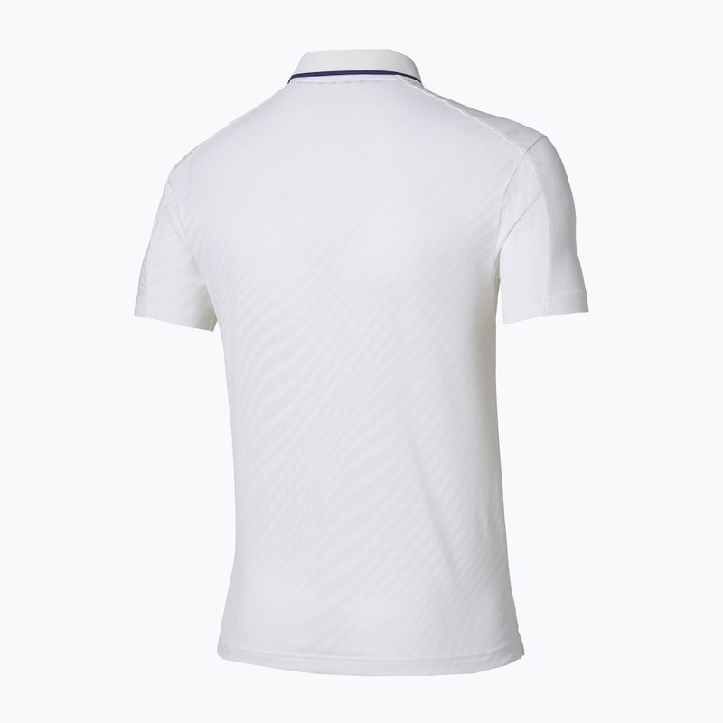Pánské tenisové tričko Mizuno Tennis Short Sleeve Polo white 2