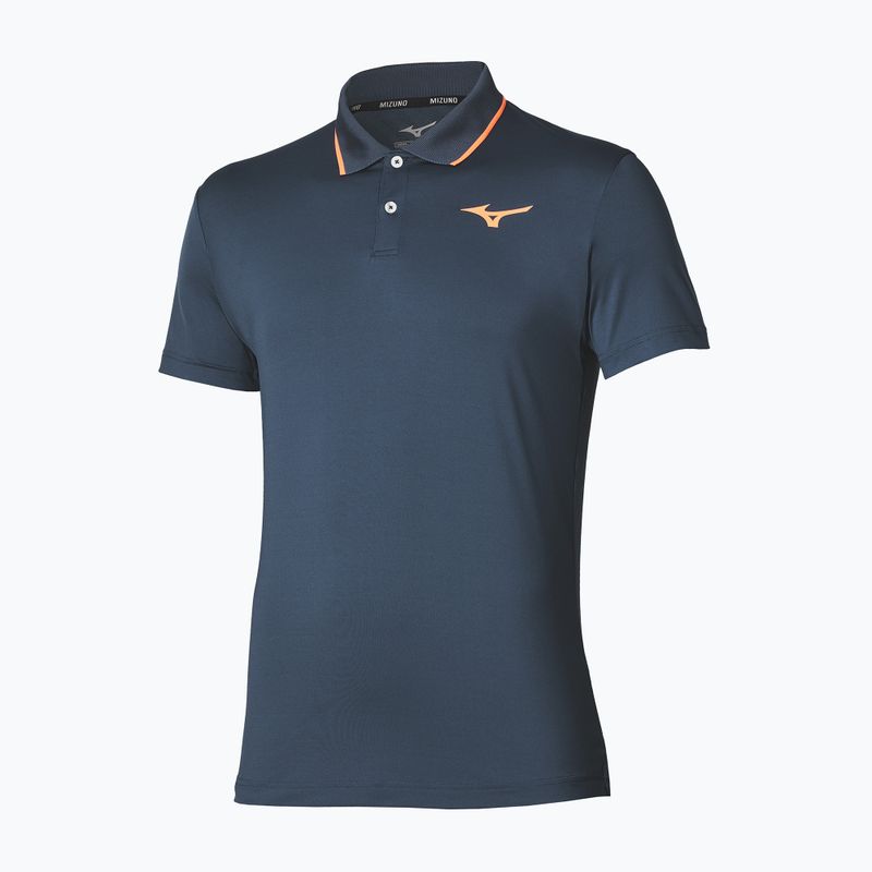 Pánské tenisové tričko Mizuno Tennis Short Sleeve Polo insigna blue